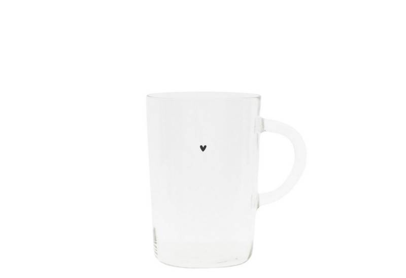 Bastion Collections Tasse Schwarzes Herz, Glas, Farbe: Transparent, Motiv: Herz Bastion Collections Tasse Schwarzes Herz, Glas, Farbe: Transparent, Motiv: Herz von Bastion Collections