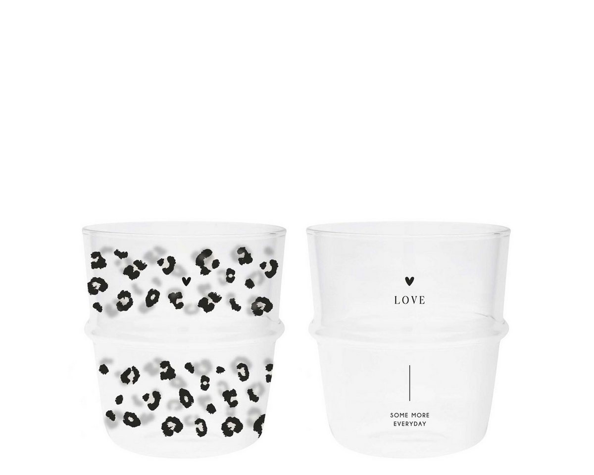 Bastion Collections Tasse Trinkgläser LOVE & LEOPARD 2er Set, 8.5x9cm, Glas Bastion Collections Tasse Trinkgläser LOVE & LEOPARD 2er Set, 8.5x9cm, Glas von Bastion Collections