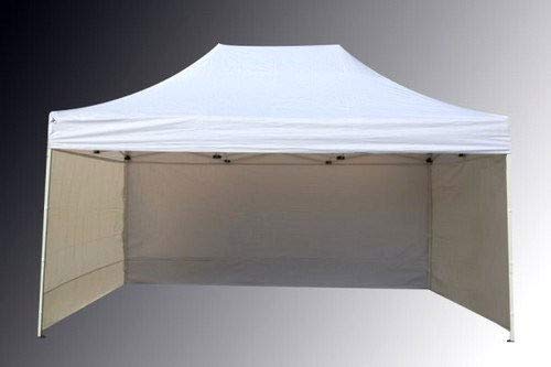 Bastionshop Marktzelt Expresszelt 2x3m Marktstand Faltzelt Messestand Pavillion Gazebo, Wasserdicht und mit UV-Schutz (Beige) von Bastionshop