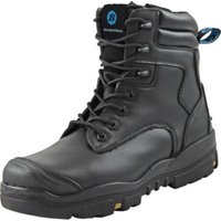 Bata Helix Longreach Black Zip Knöchelstiefel S3, Größe 38 von Bata Industrials