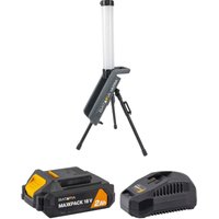 18V Hybrid-LED-Arbeitsleuchte 360° - Inkl. 2.0 Akku & Ladegerät von Batavia