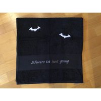 Handtuch Gothic von BatcaveDesignShop
