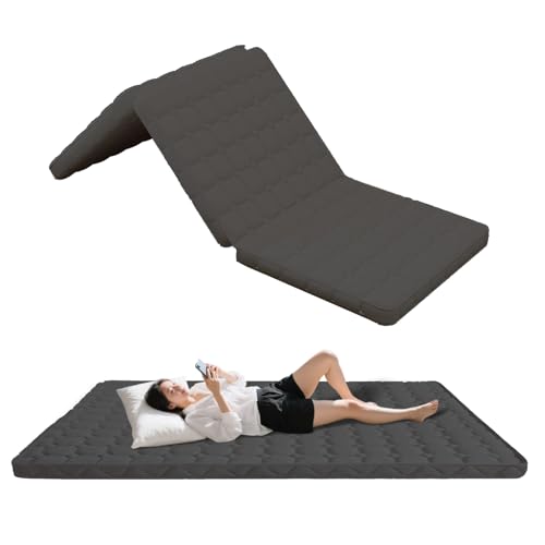 Batel Huh Faltmatratze Einzelbett, dreifach Faltbare Gästematratze, Matratze für Einzelbett mit Rutschfester Unterseite, Faltbare Bodenmatratzen für Reisen, Camping, Studio, Wohnheim Batel Huh Faltmatratze Einzelbett, dreifach Faltbare Gästematratze, Matratze für Einzelbett mit Rutschfester Unterseite, Faltbare Bodenmatratzen für Reisen, Camping, Studio, Wohnheim von Batel Huh