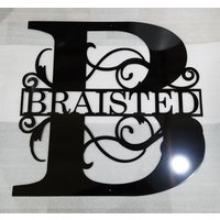 Fancy Letter Monogramm Fancy Letter Monogramm von BatemanMetalWorks