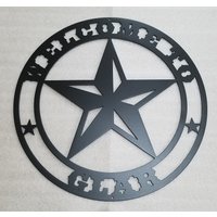 Texas Star Trivet Monogramm Texas Star Trivet Monogramm von BatemanMetalWorks