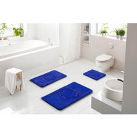 Batex Badematte "Bolia" Höhe 27 mm rutschhemmend beschichtet fußbodenheizungsgeeignet extra weiches und pflegeleichtes Garn von Batex