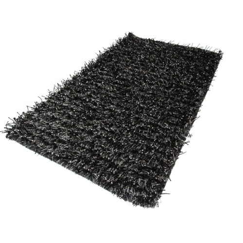 Batex Badteppich Badematte Vegas Schwarz Silber ca.60 x 100 cm von Batex