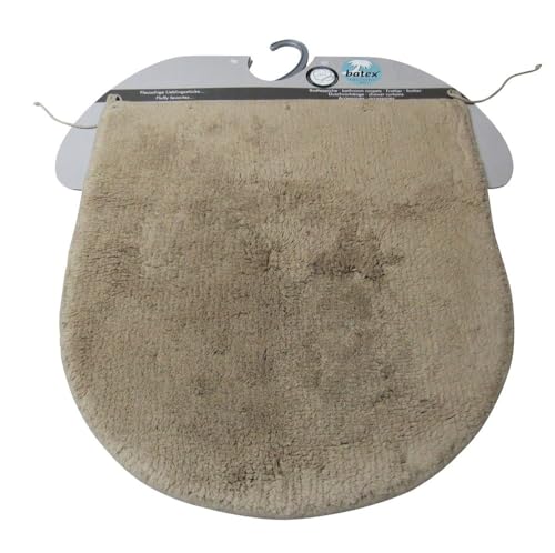 Batex Toilettendeckelbezug Duo Cotton Taupe 47x51 cm Klodeckelbezug Toilettenbezug Bezug Deckel WC von Batex