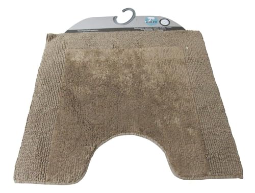 Batex WC-Vorleger Duo-Flor Taube 60X55cm mit Ausschnitt Toilettenvorleger Vorleger Toilette Toilettenteppich von Batex
