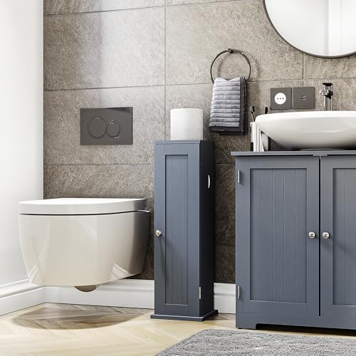 Bath Vida Toilettenpapierschrank, grau, FSC 100%, H 65 x B 20 x T 20 cm Bath Vida Toilettenpapierschrank, grau, FSC 100%, H 65 x B 20 x T 20 cm von Bath Vida