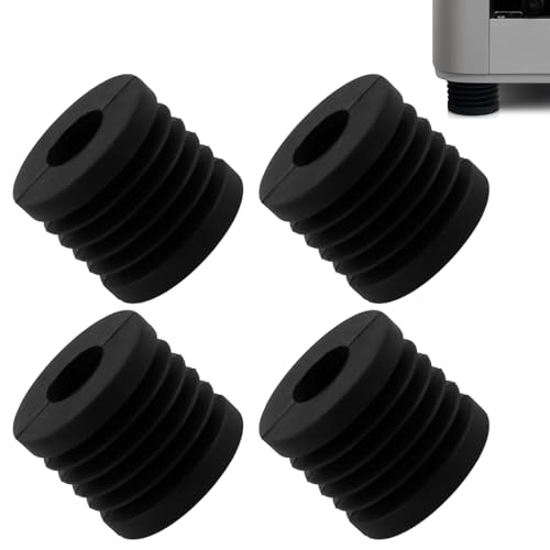 Batheidon 4 Stück stoßdämpfende Gummifüße für 3D-Drucker, vibrationsdämpfendes Zubehör, Anti-Rutsch-Matte kompatibel mit für Bambu Lab X1, P1P, P1S, reduziert Geräusche und erhöht Stabilität von Batheidon