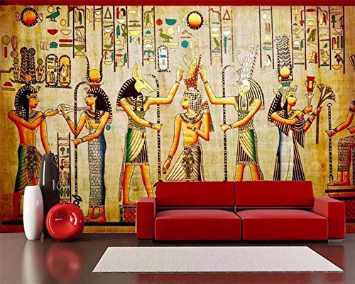 Benutzerdefinierte Tapete Mode 3D Foto Wandbild Alten Ägypten Feier Klassischen Wohnzimmer Tv Hintergrund Tapeten Wandbild-350Cmx245Cm von Bathet