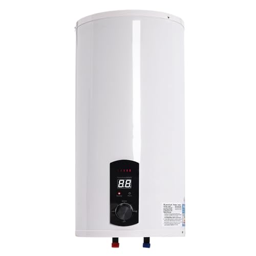 Elektro Warmwasserspeicher, 2000W Vertikal Elektrischer Tank-Wassererhitzer, 0,7MPa Durchlauferhitzer Wasserboiler - 25-75°C/77-167°F [Energieklasse B] (80L) von Bathrena