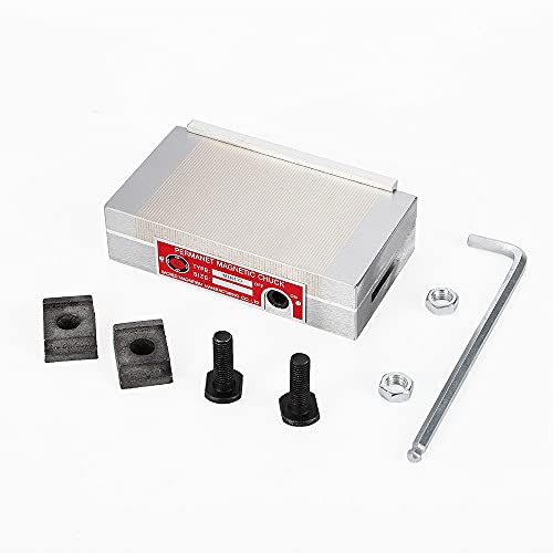 Flachschleifer Permanent Magnetfutter Magnetspannfutter Magnetspannplatte Magnetaufnahme Mechanisch Grinder-100-120N/cm2 (100 * 175 mm) von Bathrena