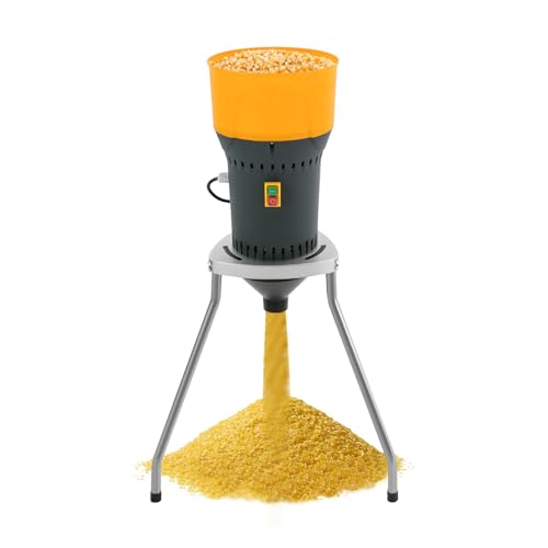 Mühle mit 5 Sieben, 220V Elektrische Getreidemühle Schleifer, Getreidemühle Mühle, für Getreide Mais Getreide Weizen Futtermittel Mühle mit 1 Schraubenschlüssel (1000W 25L) von Bathrena