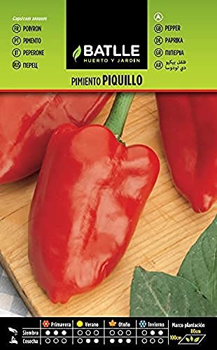 Batlle Gemüsesamen - Paprika Piquillo de Lodosa (300 Samen) von Semillas Batlle