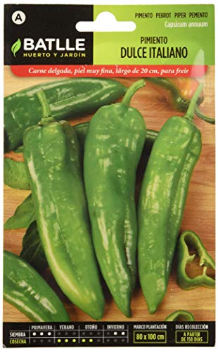 Batlle vegetable seeds - Sweet Italian Pepper (120 Seeds) von Semillas Batlle