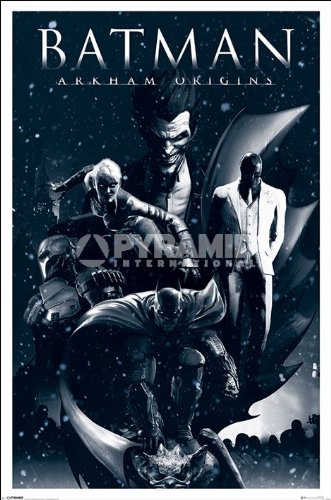 Batman Arkham Origins Montage Maxi Poster von Batman