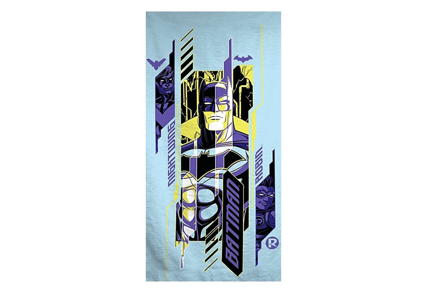 Batman Badetuch, Mikrofaser, Strandtuch 70 x 140 cm schnelltrocknend von Batman