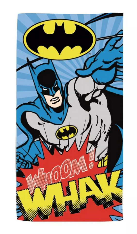 Batman Badetuch Batman Whoom Badetuch, Strandhandtuch 70x140cm (fast dry), 100% Polyester (1-St) von Batman