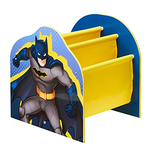 Batman Hängefach-Bücherregal für Kinder – Büchergestell für das Kinderzimmer , 39.5cm (B) x 39.5cm (H) x 35cm (T) von Batman