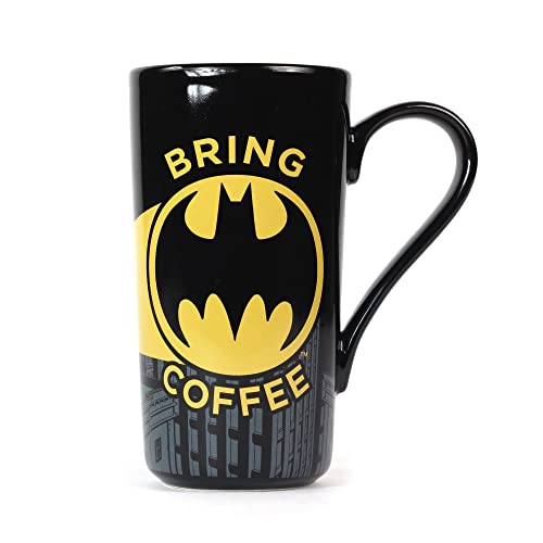 Batman Latte-Macchiato-Tasse, für alle Batman-Fans, aus Steingut, 475 ml von Batman