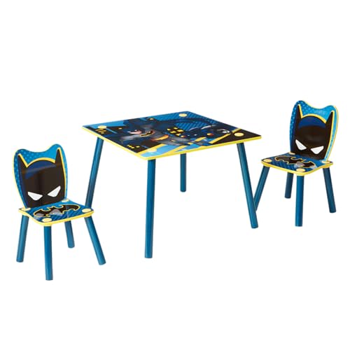 Batman - Set aus Tisch und 2 Stühlen für Kinder von Batman