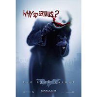 The Dark Knight Poster Why so serious Joker - Heath Ledger - Batman von Batman