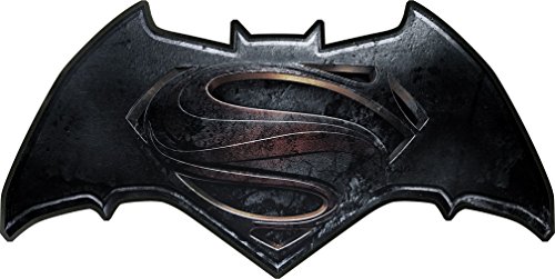 Batman vs. Superman Logo“, 100% Polyester – ca. 50 x 23cm – 0122084 Kissen, schwarz, 50 x 23 x 5 cm von Batman