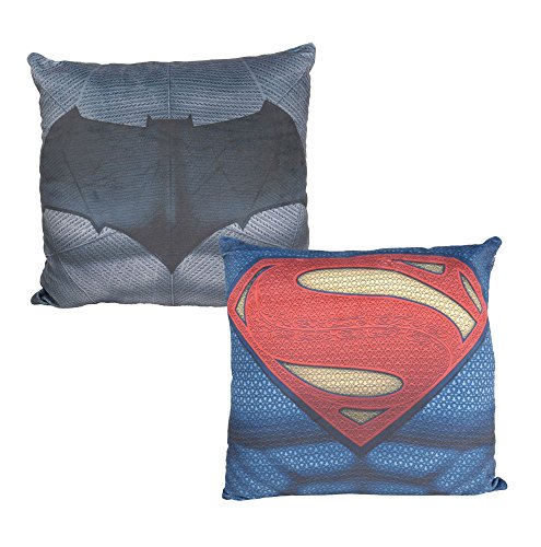 Batman vs. Superman Batman oder Superman“, 100% Polyester – ca.40 x 40 cm – 0122164 Kissen, schwarz, 40 x 40 x 3.5 cm von Batman