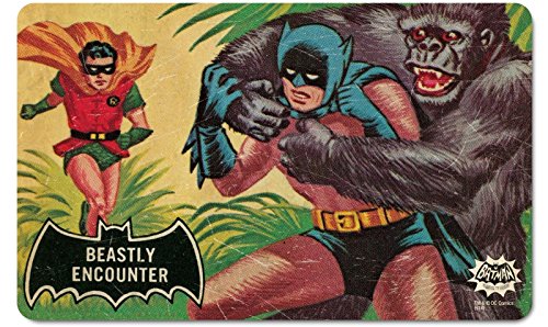 DC Comics - Retro Vintage Frühstücksbrettchen Schneidbrett - Batman - Beastly Encounter von Batman