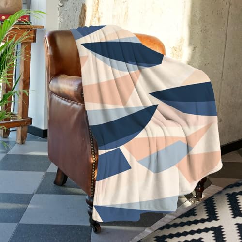 Batmerry Überlappende Küstenüberlappende Formen, Überwurfdecke für Couch, Sofa, Bett, minimalistische nautische Elemente, superweich, warm, flauschig, Plüschdecken, Dekoration, leicht, gemütlich Batmerry Überlappende Küstenüberlappende Formen, Überwurfdecke für Couch, Sofa, Bett, minimalistische nautische Elemente, superweich, warm, flauschig, Plüschdecken, Dekoration, leicht, gemütlich von Batmerry