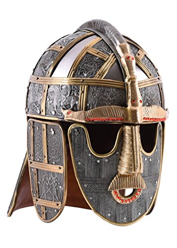 Battle-Merchant Der Sutton Hoo Helm, spätes 8. Jahrhundert - Wikinger, Wikingerhelm - Germanen von Battle-Merchant