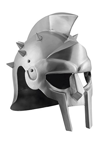 Battle-Merchant Gladiatorenhelm Maximus mit Lederinlay mit Dornen - Gladiator - Spartakus von Battle-Merchant