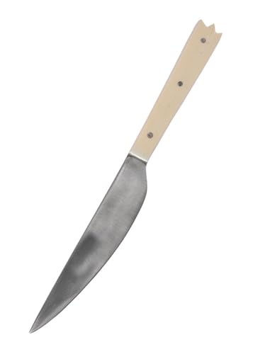 Essmesser mit Griff aus Knochen, 19 cm mit Scheide von Battle-Merchant