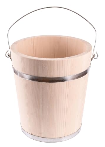 Holzeimer, ca. 10 Liter - Eimer aus Holz von Battle-Merchant