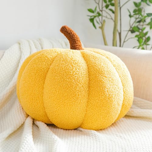 Kürbis Deko, Herbst Deko, Kissen Kürbisform Dekokissen, 3D Plüsch Kürbis Dekokissen Kopfkissen, Zierkissen Decor Pumpkin Pillow Kürbiskissen Kissen für Fall Decor Sofa Home Halloween Decoration Kürbis Deko, Herbst Deko, Kissen Kürbisform Dekokissen, 3D Plüsch Kürbis Dekokissen Kopfkissen, Zierkissen Decor Pumpkin Pillow Kürbiskissen Kissen für Fall Decor Sofa Home Halloween Decoration von Battnot