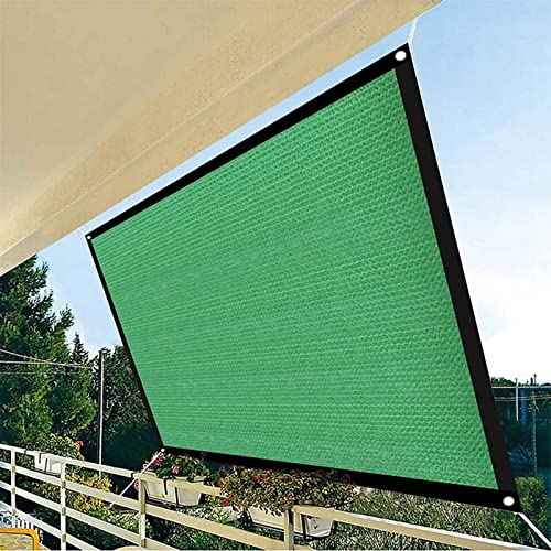 Sonnensegel Wasserdicht Sonnensegel Rechteckig mit Seile Sonnensegel Balkon 95% UV-Schutz Schattiernetz Geeignet für Balkon Schwimmbad Terrasse Garten Camping Outdoor (2x2m, 03 grün) von Battnot