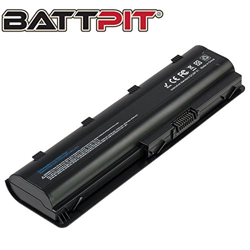 Battpit Akku für HP Compaq MU06 593553-001 593554-001 593562-001 HSTNN-CB0W HSTNN-F01C HSTNN-F03C HSTNN-UB0W HSTNN-DB0W G56 G62 G72 Pavilion G6 G7 Presario CQ42 CQ56 CQ57 - [6 Zellen/4400mAh/48Wh] von Battpit