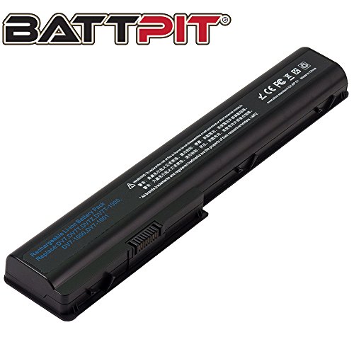 Battpit Akku für HP Pavilion dv7-1125ea dv7-1020ev dv7-2070ea dv7-2177cl dv7-2215sa dv7-2110sa dv7-2170el dv7-2230sa dv7-3110ea dv7-3111ea dv7-3175ev dv7-3112sa dv7-3165dx - [8 Zellen/4400mAh/63Wh] von Battpit