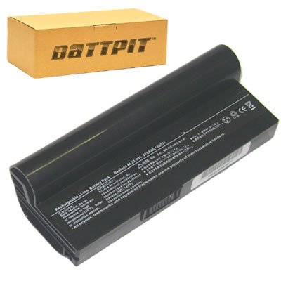 BattPit Laptop Akku für Asus AL23-901 AL23-901H AL24-1000 AP23-901 PL23-901 Eee PC 901 904HA 904HD 1000H 1000HA 1000HD 1000HE - [6 Zellen/6600mAh/49Wh] von Battpit