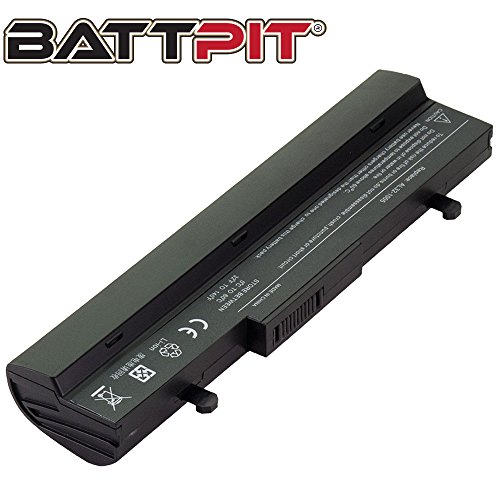 BattPit Laptop Akku für Asus AL31-1005 AL32-1005 PL32-1005 ML31-1005 ML32-1005 TL31-1005 Eee PC 1001HA 1001P 1001PX 1005HA 1005PX 1005PE 1101HA - [6 Zellen/4400mAh/48Wh] von Battpit
