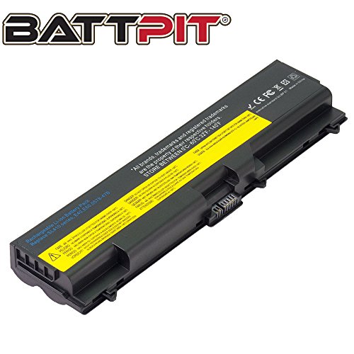 Battpit Laptop Akku für Lenovo 42T4753 42T4235 45N1005 42T4708 42T4848 42T4795 42T4756 ThinkPad T410 T410i T420 T510 T520 L412 L420 L512 W510 W520 SL410 SL510 Edge 14 Edge 15 [6 Zellen/4400mAh/48Wh] von Battpit