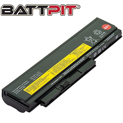 Battpit Laptop Akku für Lenovo 42T4940 0A36281 0A36282 0A36283 0A36305 0A36306 0A36307 ThinkPad X230 - [6 Zellen/4400mAh/49Wh] von Battpit