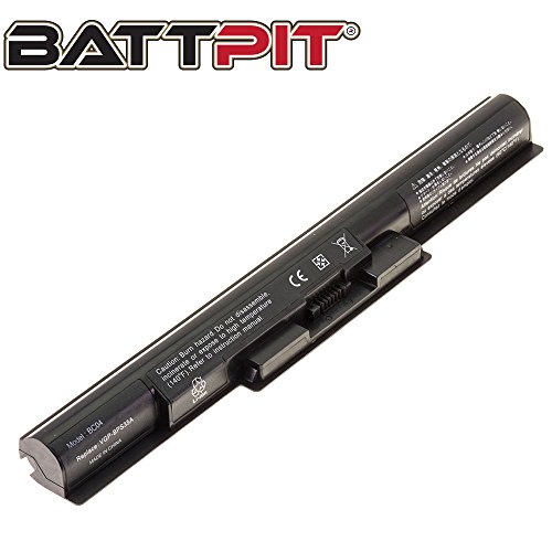 BattPit Laptop Akku für Sony VGP-BPS35 VGP-BPS35A Vaio Fit 15E SVF1521K4E SVF1521C5E - [4 Zellen/2200mAh/33Wh] von Battpit