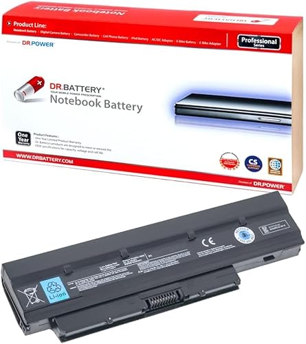 BattPit Laptop Akku für Toshiba PA3820U-1BAS PA3820U-1BRS PA3821U-1BAS PA3821U-1BRS PABAS231 PABAS232 Mini NB500 NB550 NB550D - [6 Zellen/4400mAh/48Wh] von Battpit