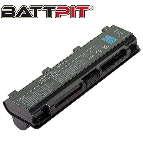 Battpit Laptop Akku für Toshiba PA5024U-1BRS PA5023U-1BRS PA5025U-1BRS PA5026U-1BRS PA5027U-1BRS PABAS259 PABAS260 PABAS262 Satellite C850 C855 C870 C875 P850 P855 - [9 Zellen/6600mAh/71Wh] von Battpit