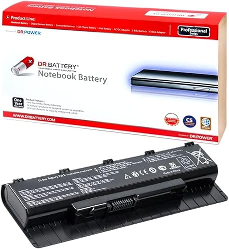BattPit Laptop Akku für Asus A31-N56 A32-N56 A33-N56 N56 N56V N56VB N56VM N56VV N56VZ N76VB N76VZ ROG G56JK G56JR - [6 Zellen/4400mAh/48Wh] von Battpit