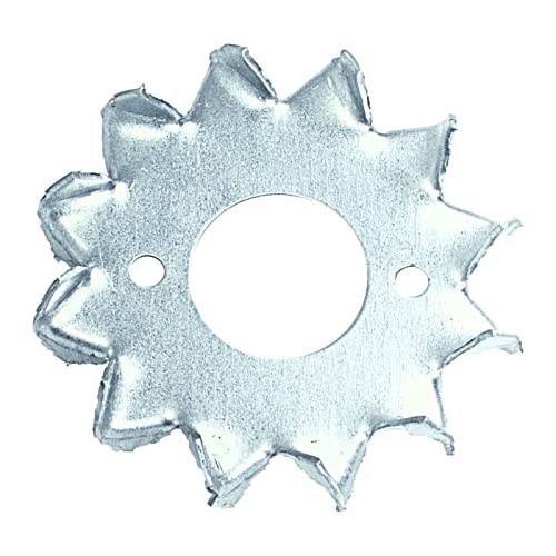 Bau Handwerker Service 24 | Einpressdübel zweiseitig verzahnt - Scheibendübel mit Zähnen verzinkt - EN 14545 Größe Ø 75/23 mm 50 Stück von Bau Handwerker Service 24
