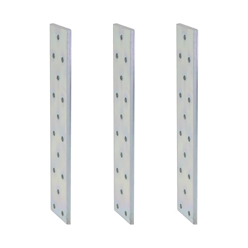 Flachstahl-Betonanker 40x200 galvanisch verzinkt zum Einbetonieren – stabile Pfostenhalter aus Stahl 1 Stück (1, 40x200) von Bau Handwerker Service 24